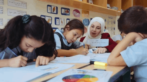 Children learning together